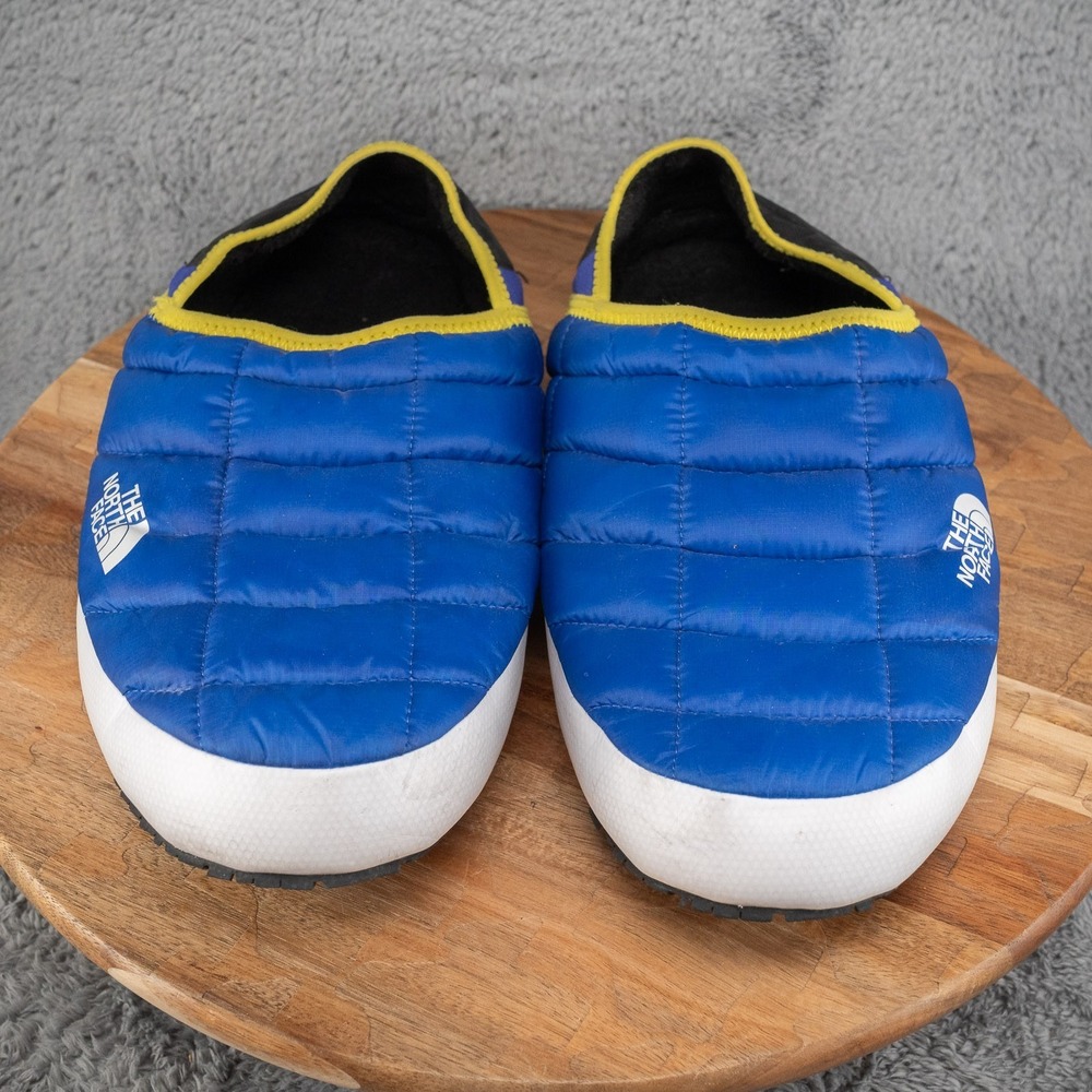 The North Face Men's ThermoBall Traction Mule V Slippers Blue & Black Size 13 US - Picture 2 of 7